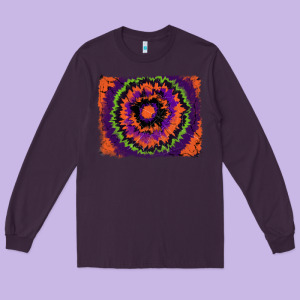 Halloween Backround Long Sleeve Tee Designed By Ranaportraitstore