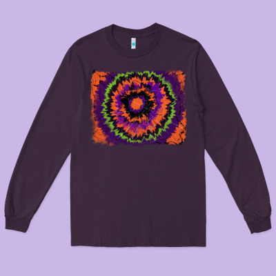 Halloween Backround Long Sleeve Tee Designed By Ranaportraitstore