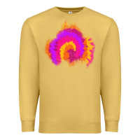 Antique Gold tie dye glitter patch Premium Sweatshirt - AdoDesignShop
