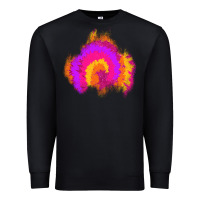 Black tie dye glitter patch Premium Sweatshirt - AdoDesignShop