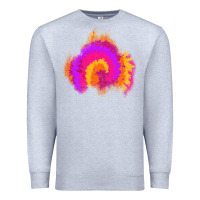 Heather Grey tie dye glitter patch Premium Sweatshirt - AdoDesignShop