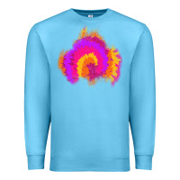 Ocean Blue tie dye glitter patch Premium Sweatshirt - AdoDesignShop