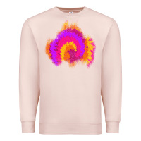 Pale Pink tie dye glitter patch Premium Sweatshirt - AdoDesignShop