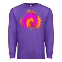 Purple tie dye glitter patch Premium Sweatshirt - AdoDesignShop