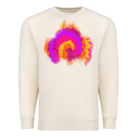 Sandshell tie dye glitter patch Premium Sweatshirt - AdoDesignShop