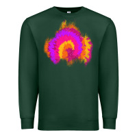Sports Green tie dye glitter patch Premium Sweatshirt - AdoDesignShop