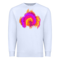 White tie dye glitter patch Premium Sweatshirt - AdoDesignShop