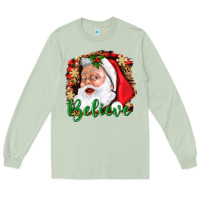 Matcha Believe And Santa Long Sleeve Tee - BundleAndBundleShop