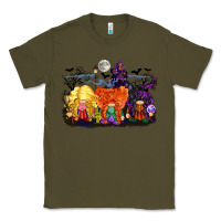 Army Green hocus pocus gnomes Classic Tee - CowGirlArtShop