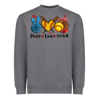 Storm peace love  softball Heavyweight Sweatshirt - AdoDesignShop