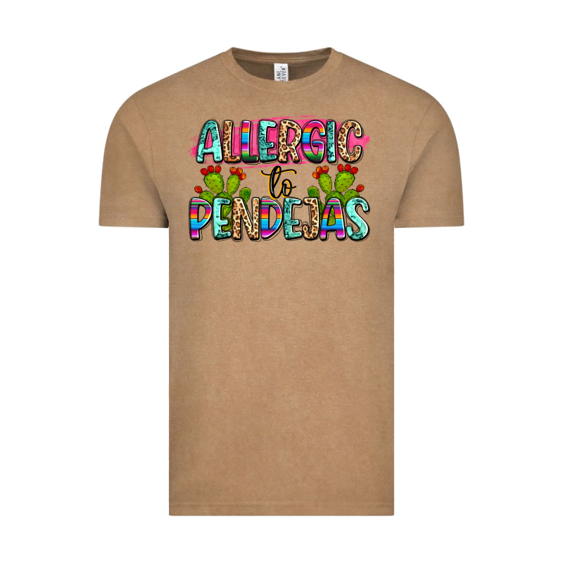 Allergic To Pendejas Mexico Vintage Tee by FaDigitalArtStudio | Teevron