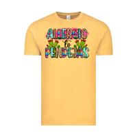 Vintage Mustard Allergic to pendejas mexico Vintage Tee - FaDigitalArtStudio