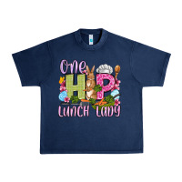 Navy Easter Day One hip Lunch Lady Urban Heavy Tee - OliviaCreatesArt