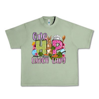 Oil Green Easter Day One hip Lunch Lady Urban Heavy Tee - OliviaCreatesArt