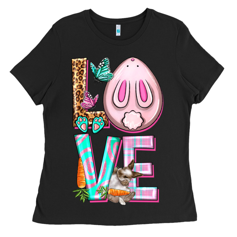 Love Rabbit Easter Day Ladies Tee by HowdyJamesFarm | Teevron