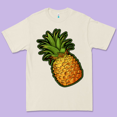 Pineapple Premium Tee Designed By Jasminsmagicworld