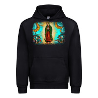 Black gemstone our lady of guadalupe Urban Hoodie - JahusDesignShop