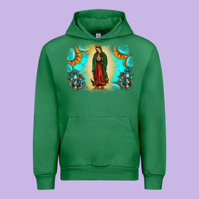 Gemstone Our Lady Of Guadalupe Urban Hoodie Designed By Jahusdesignshop