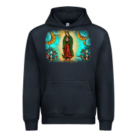 Navy gemstone our lady of guadalupe Urban Hoodie - JahusDesignShop