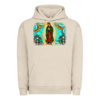 Pigment French Oak gemstone our lady of guadalupe Urban Hoodie - JahusDesignShop