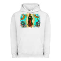 Pigment Lunar Rock gemstone our lady of guadalupe Urban Hoodie - JahusDesignShop