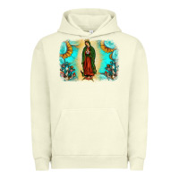 Pigment Pistachio gemstone our lady of guadalupe Urban Hoodie - JahusDesignShop