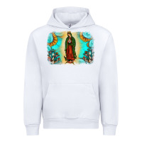 White gemstone our lady of guadalupe Urban Hoodie - JahusDesignShop