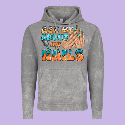 Ask Me About My Nails Bbs Vintage Hoodie Designed By Bundleandbundleshop