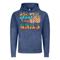 Vintage Denim ask me about my nails bbs Vintage Hoodie - BundleAndBundleShop