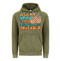 Vintage Olive ask me about my nails bbs Vintage Hoodie - BundleAndBundleShop