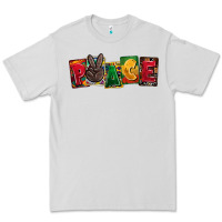Dove Grey peace juneteenth Premium Tee - CowGirlArtShop