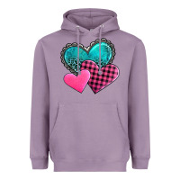 Lavender valentine's day hearts Heavyweight Hoodie - AdoDesignShop