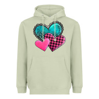 Matcha valentine's day hearts Heavyweight Hoodie - AdoDesignShop