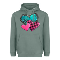 Sage valentine's day hearts Heavyweight Hoodie - AdoDesignShop