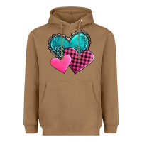 Toasted Coconut valentine's day hearts Heavyweight Hoodie - AdoDesignShop