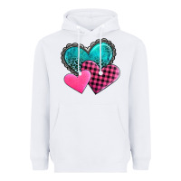 White valentine's day hearts Heavyweight Hoodie - AdoDesignShop