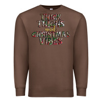 Chestnut thick thighs and Christmas vibes Premium Sweatshirt - AdoDesignShop
