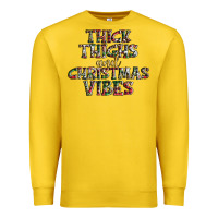 Lemon thick thighs and Christmas vibes Premium Sweatshirt - AdoDesignShop