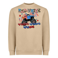 Mushroom red white wroom wroom wroom Heavyweight Sweatshirt - AdoDesignShop