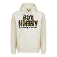 Oatmeal Heather boy nanny from son up to son down Premium Hoodie - CowhideDigitalArt