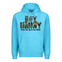 Ocean Blue boy nanny from son up to son down Premium Hoodie - CowhideDigitalArt