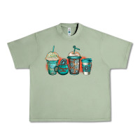 Oil Green turquoise junkie coffee cups Urban Heavy Tee - Jasminsmagicworld