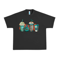 Pigment Black turquoise junkie coffee cups Urban Heavy Tee - Jasminsmagicworld