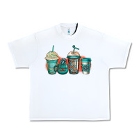 White turquoise junkie coffee cups Urban Heavy Tee - Jasminsmagicworld