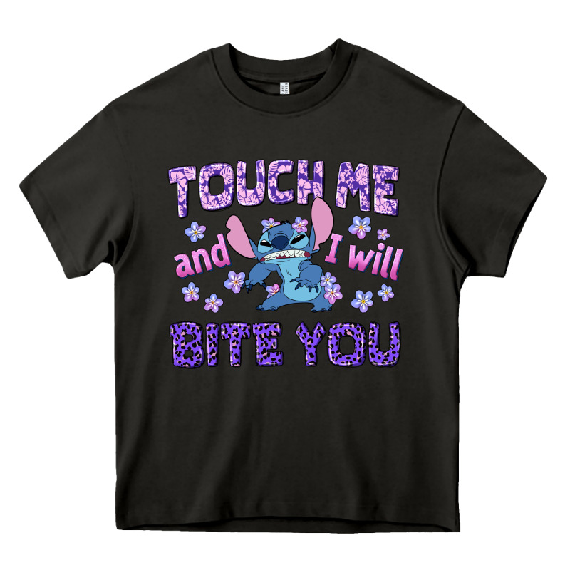 Touch Me And I Will Bite You Heavy Core Tee by texasbilliewilder | Teevron