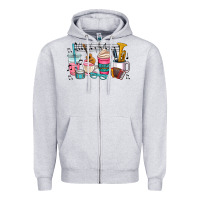 Heather Grey music teacher Zipper Hoodie - AdoDesignShop