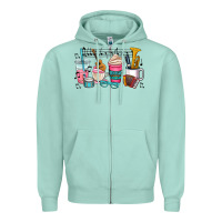 Seafoam music teacher Zipper Hoodie - AdoDesignShop