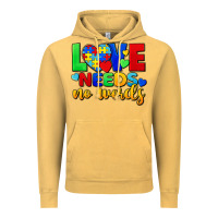 Vintage Mustard love needs no words Vintage Hoodie - FaDigitalArtStudio