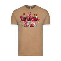 Vintage Coffee valentine's day wine glasses Vintage Tee - OliviaCreatesArt
