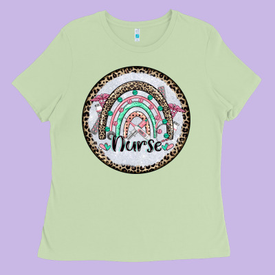 Nurse Coaster Ladies Tee Designed By Cowgirlartshop